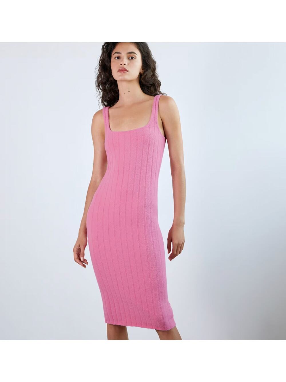 Wilfred Free Hush Knit Tank Dress Pink XS